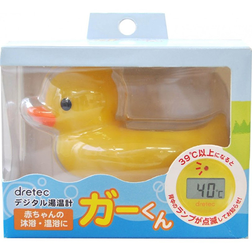 Dretec - [Authorized Goods] Water Thermometers (Yellow Duck Shape)