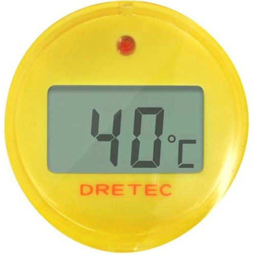 Dretec - [Authorized Goods] Water Thermometers (Yellow Duck Shape)