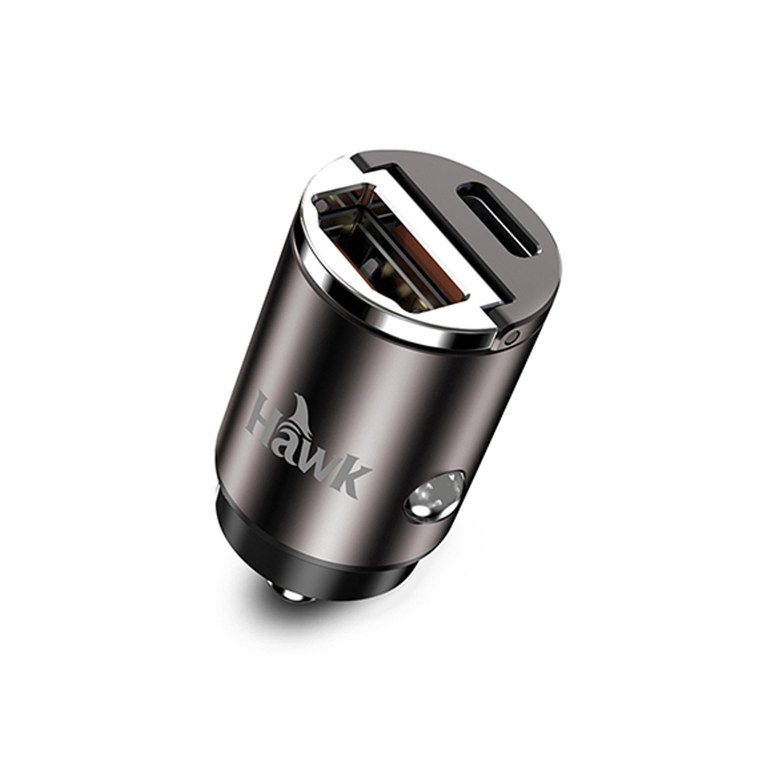 Hawk 30W雙孔PD+QC隱形車充