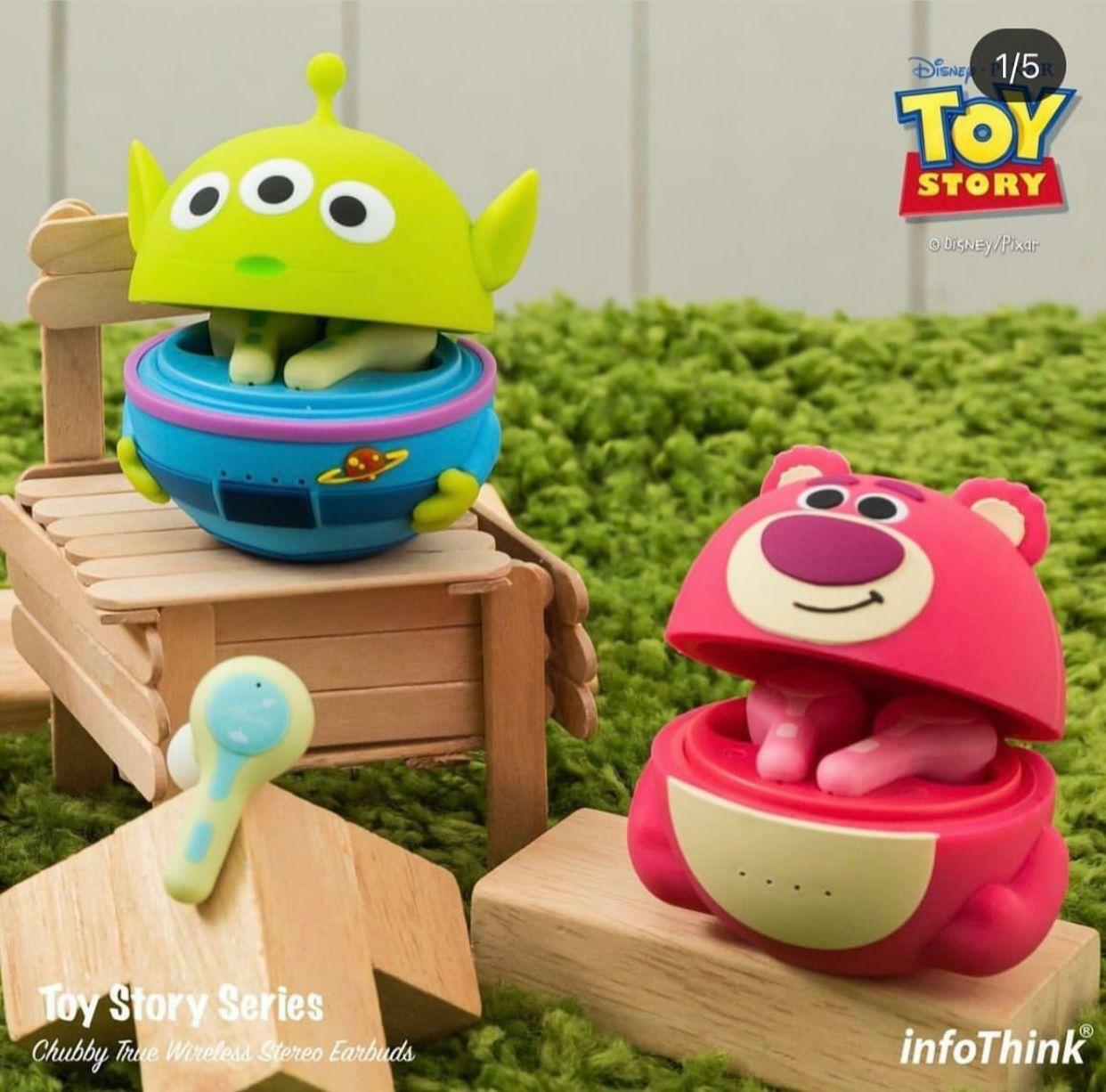 infoThink 玩具總動員系列真無線藍牙耳機- 熊抱哥及三眼仔