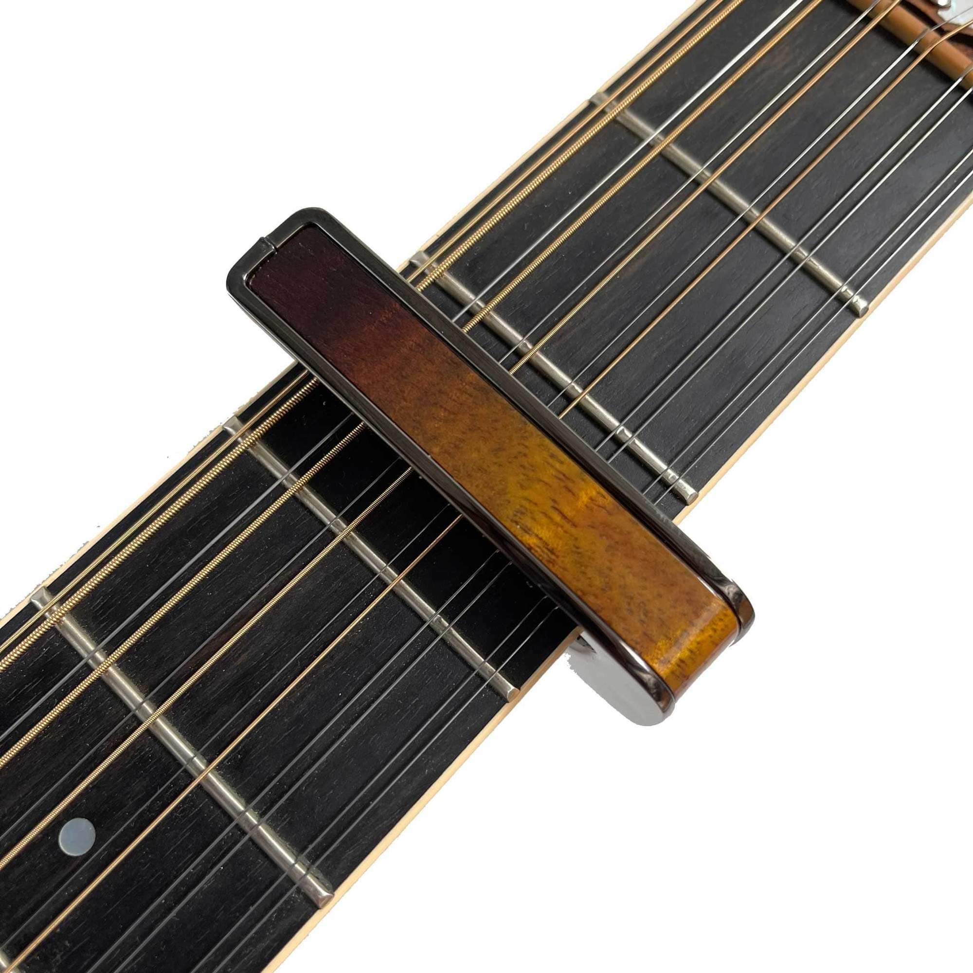 Thalia Capo 200 with Edgeburst Hawaiian KOA 尊絕移調夾 (HK-EB)