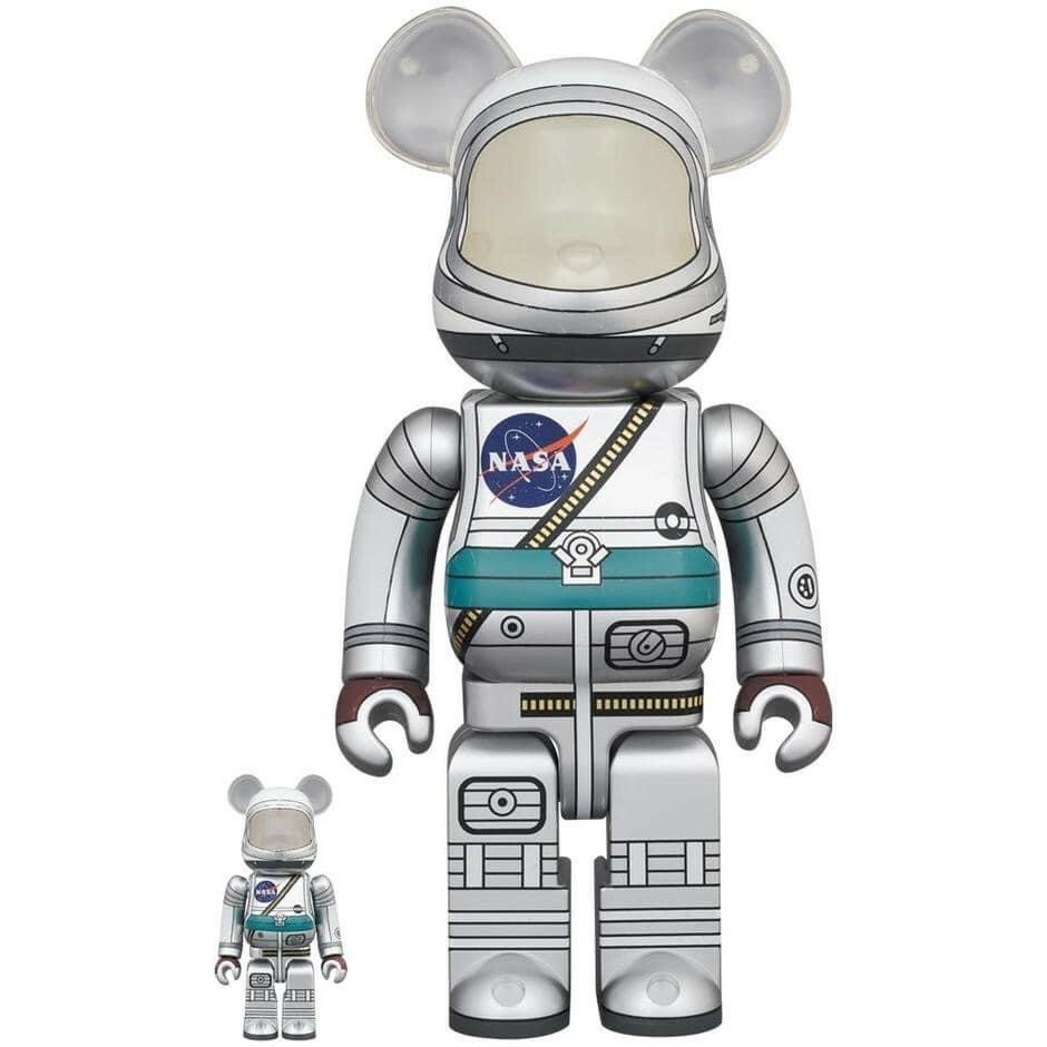 BE@RBRICK PROJECT MERCURY ASTRONAUT 水星計畫  400％ 100% 1000％ 庫柏力克熊 公仔 收藏