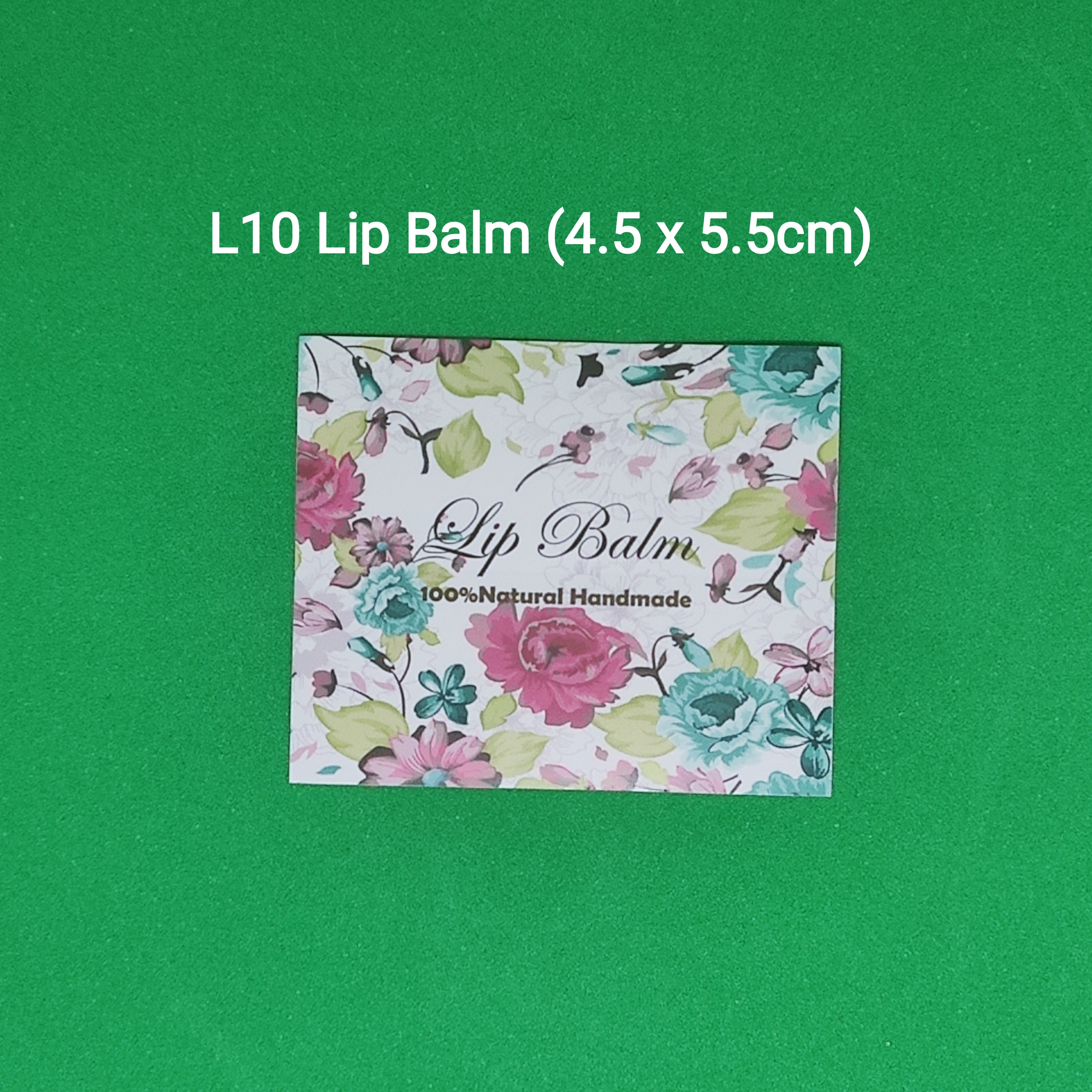 【L10】Lip Balm 潤唇膏 (4.5 x 5.5cm)【一包十貼】