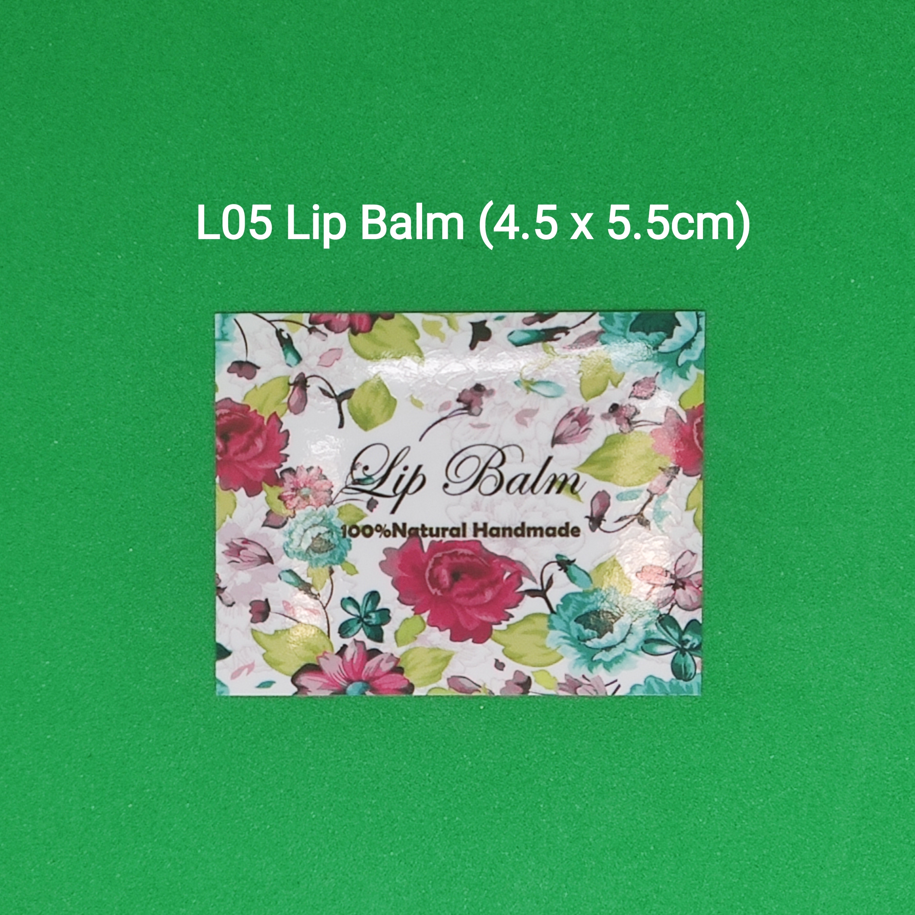 【L05】Lip Balm 潤唇膏 (4.5 x 5.5cm)【一包十貼】
