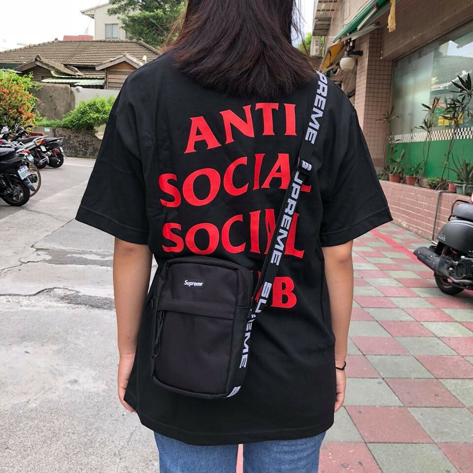 Anti Social Social Club ASSC 短TEE 經典前後Logo 基本款 紅/橘 現貨