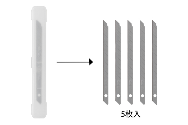 專用刀片 輕便筆型刀片 筆刀｜日本MIDOI