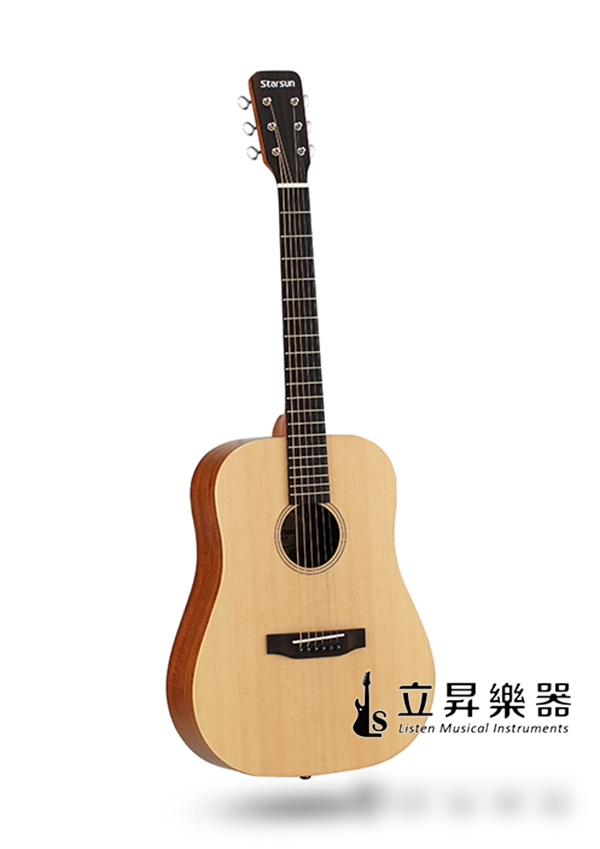 木吉他 STARSUN T2 面單 西特加雲杉面單 旅行吉他 D型正桶 36吋消光 A級西卡雲杉面單 奧古曼木側背板 啞光 附原廠琴袋