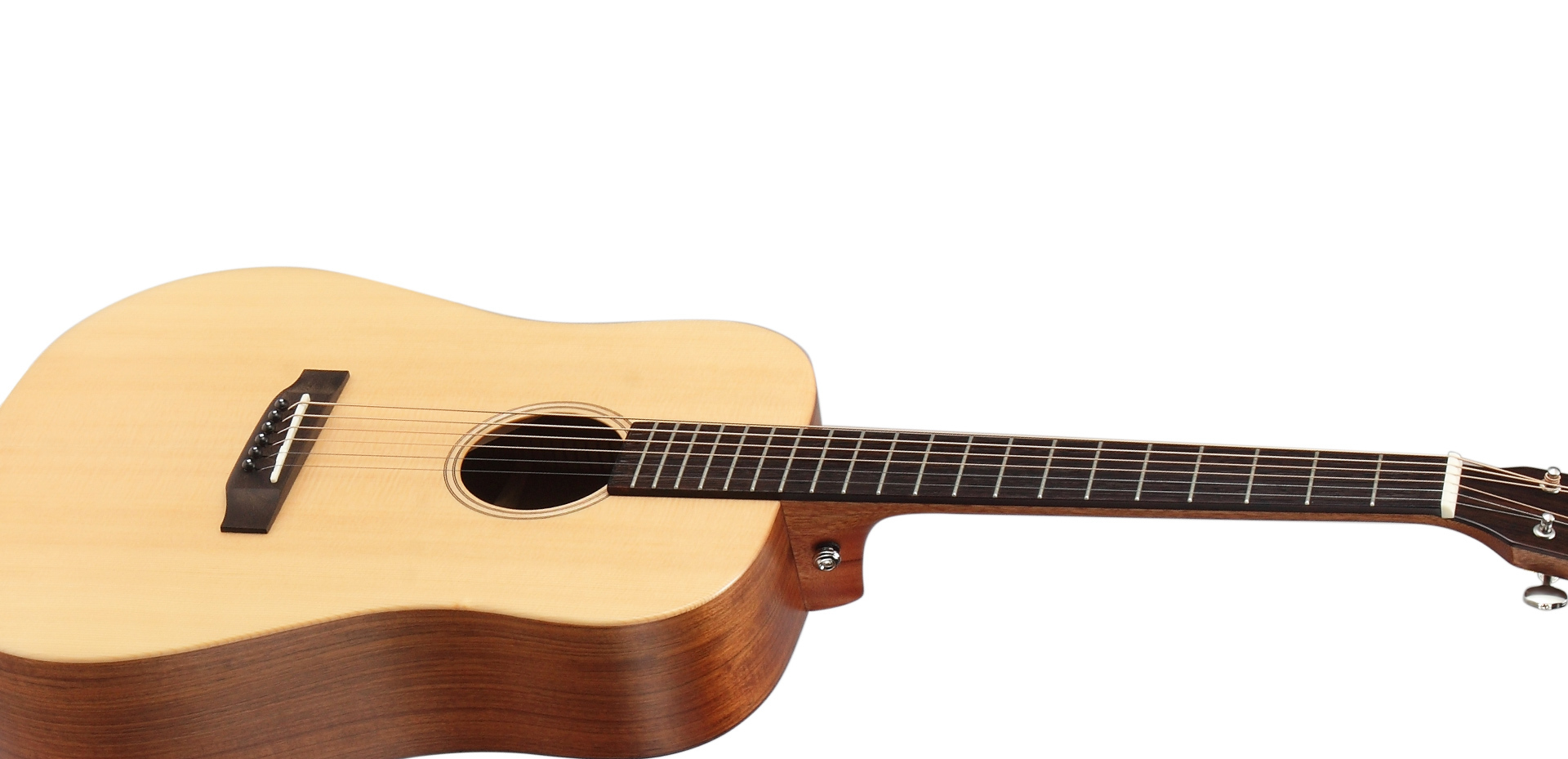 木吉他 STARSUN T2 面單 西特加雲杉面單 旅行吉他 D型正桶 36吋消光 A級西卡雲杉面單 奧古曼木側背板 啞光 附原廠琴袋 第 3 張圖片｜三峽吉他 / Bass