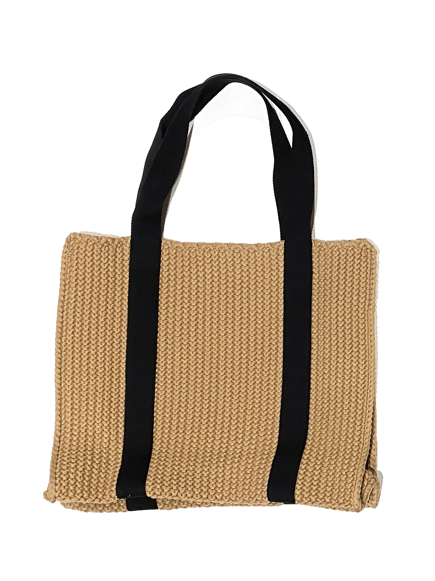 針織紋理紙袋形環保袋