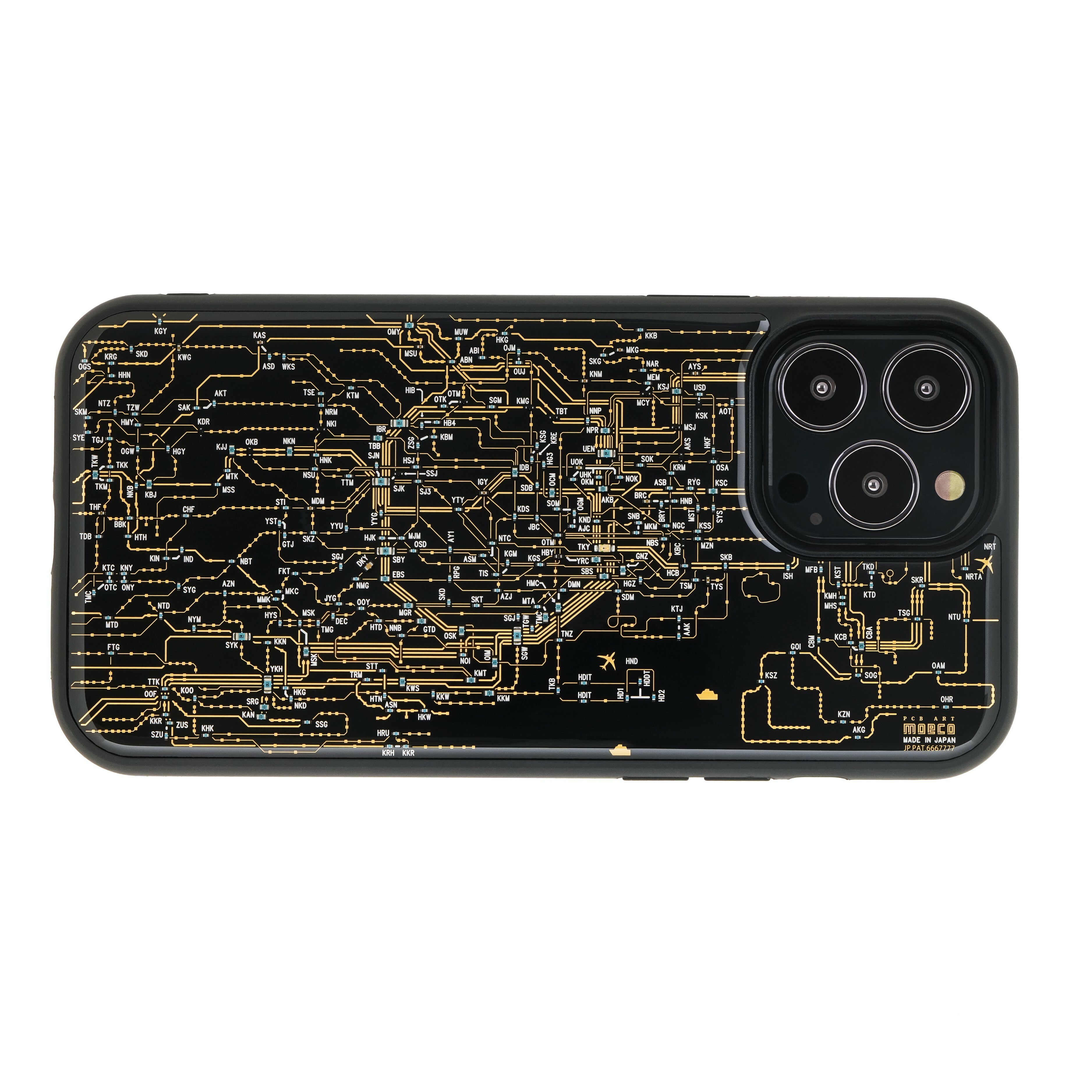 FLASH 東京電路線圖 iPhone 13 Pro Max 手機殼 ( 黑色 )