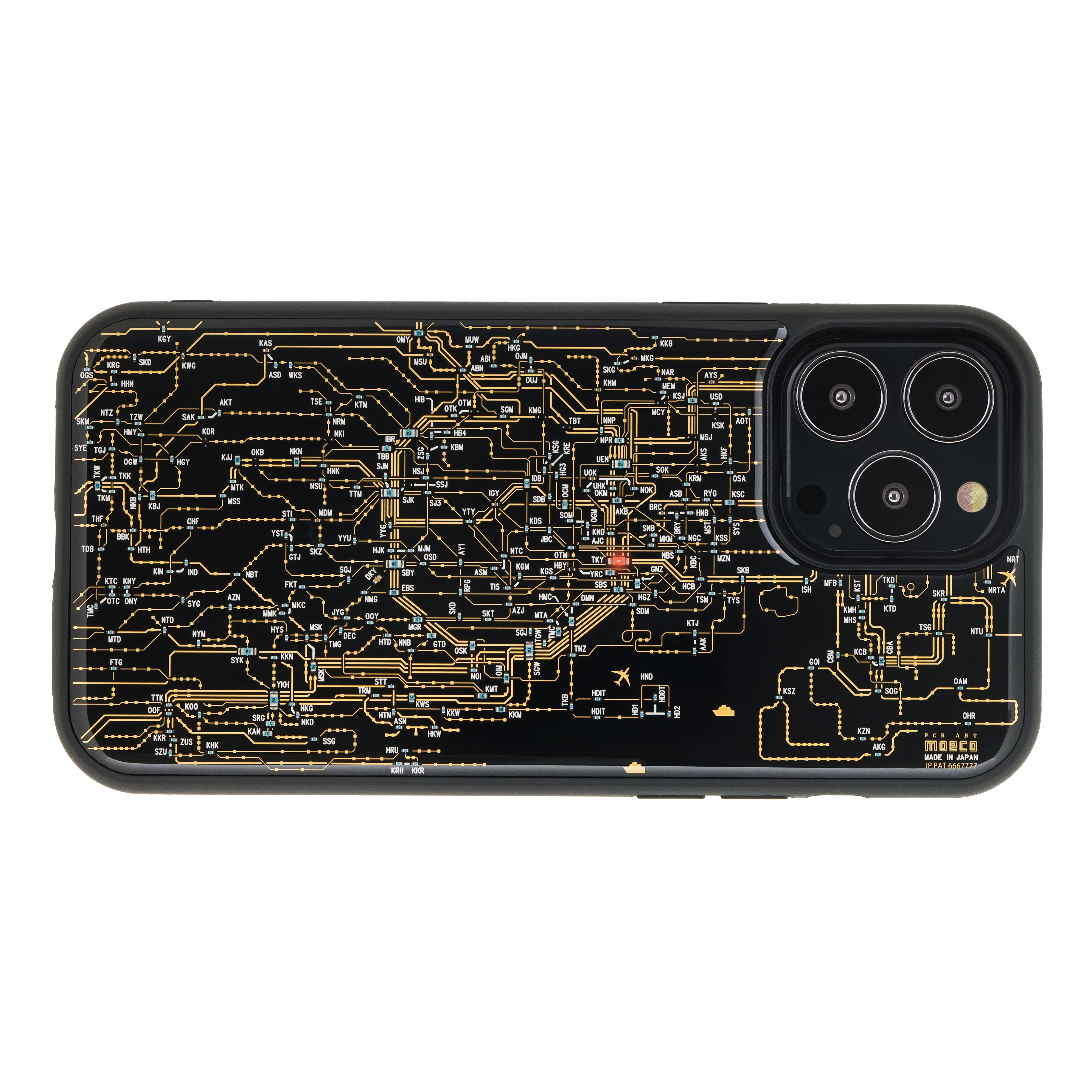 FLASH 東京電路線圖 iPhone 13 Pro Max 手機殼 ( 黑色 )