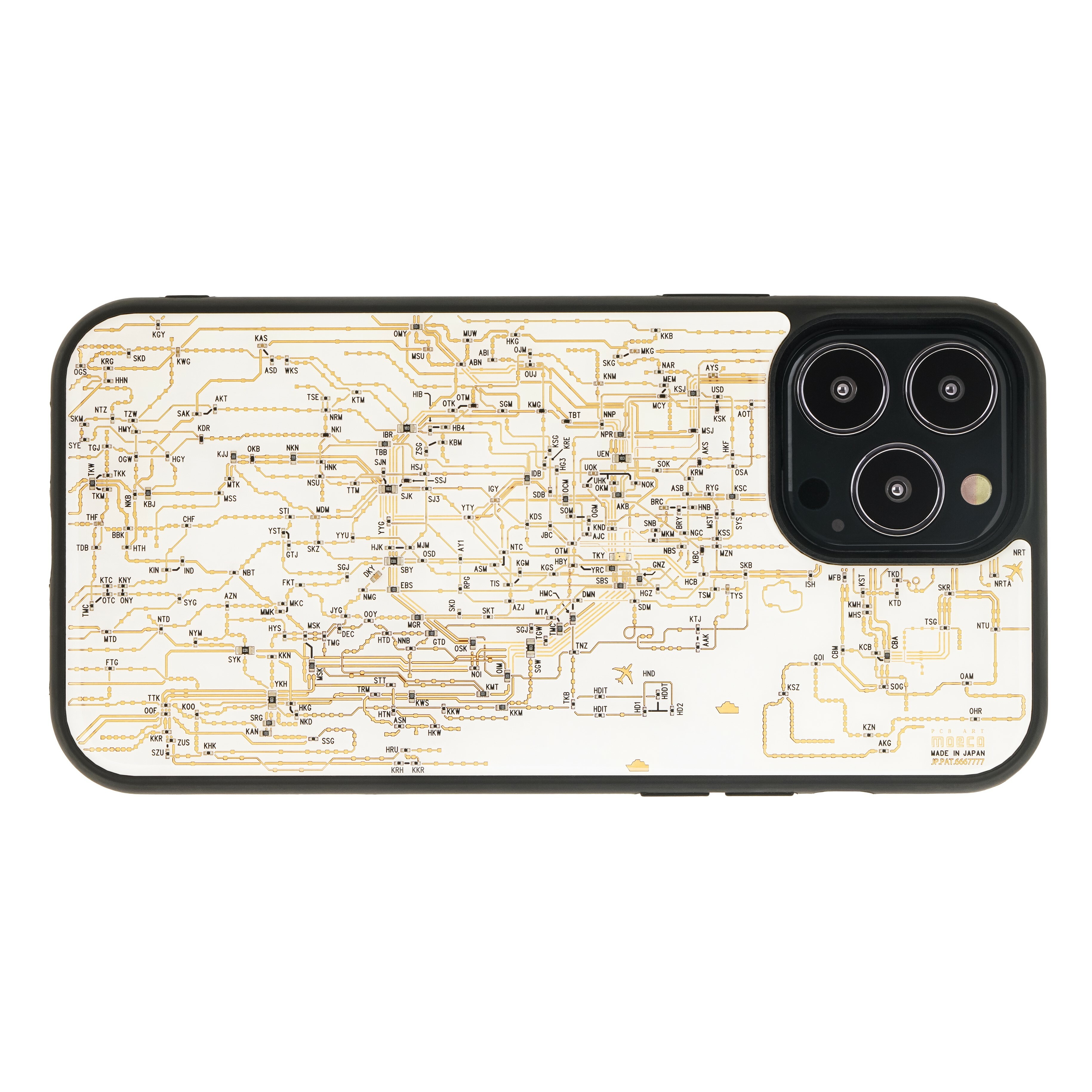 FLASH 東京電路線圖 iPhone 13 Pro Max 手機殼 ( 白色 )