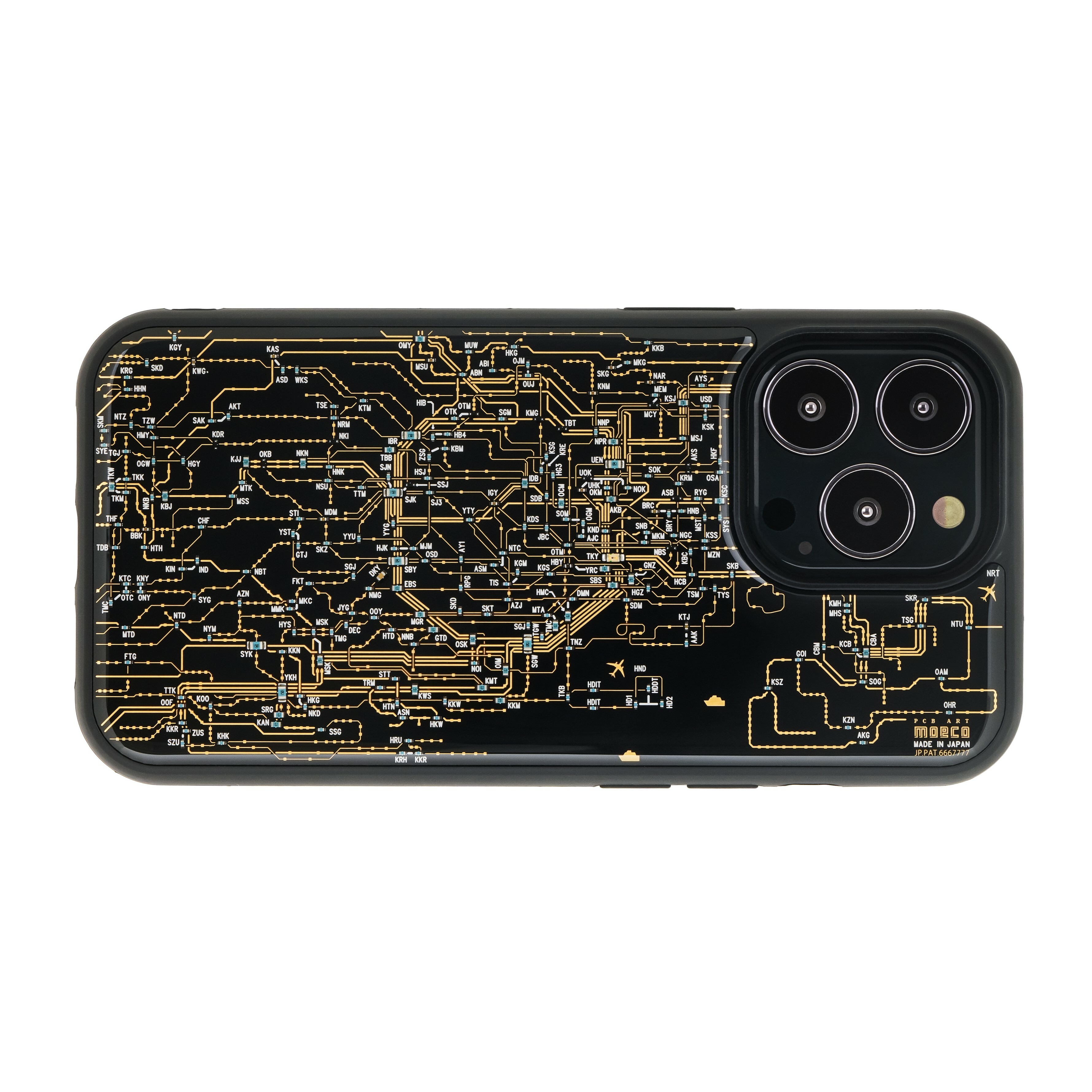 FLASH 東京電路線圖 iPhone 13 Pro 手機殼 ( 黑色 )