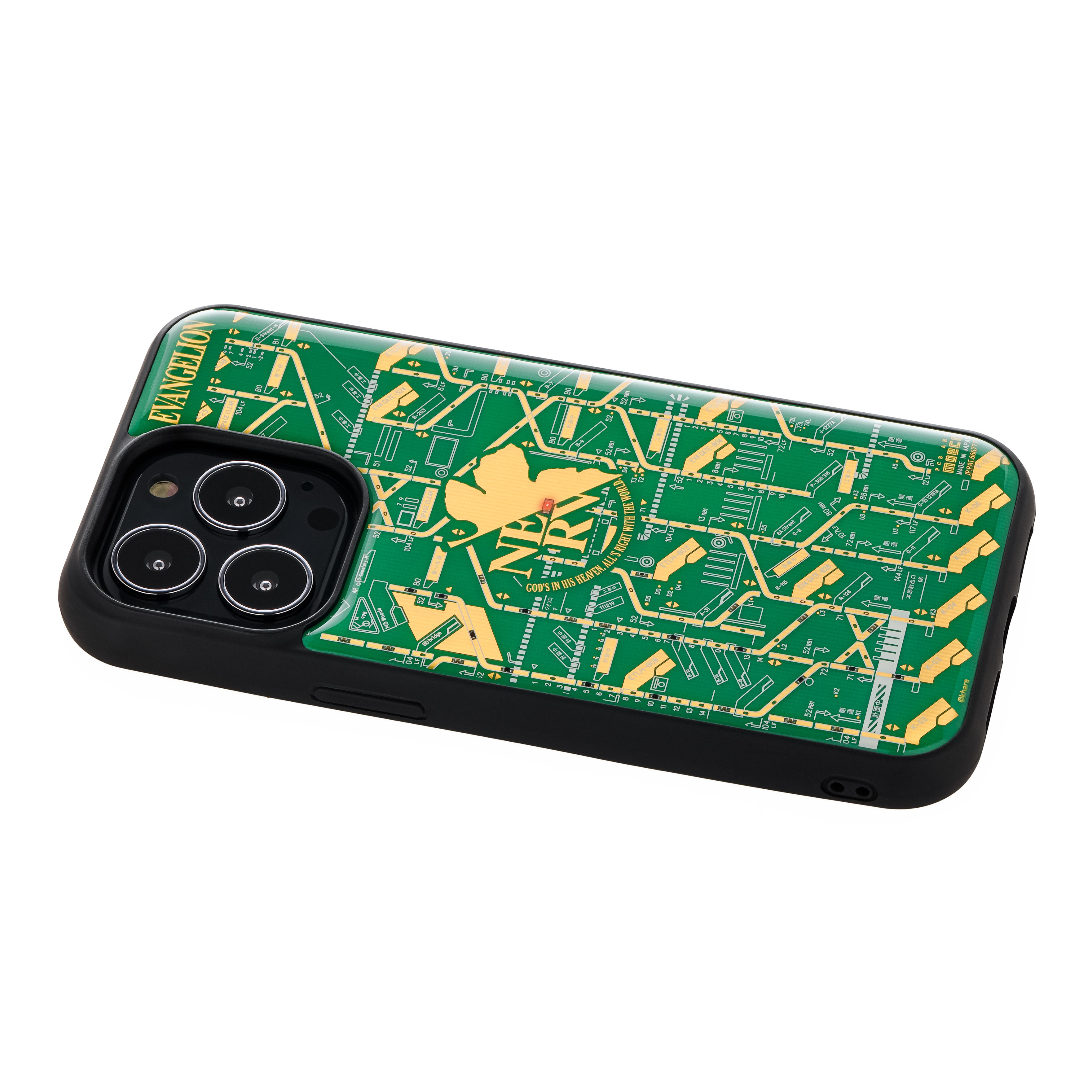 FLASH NERV 基板 iPhone 13  Pro 手機殼 (綠色)