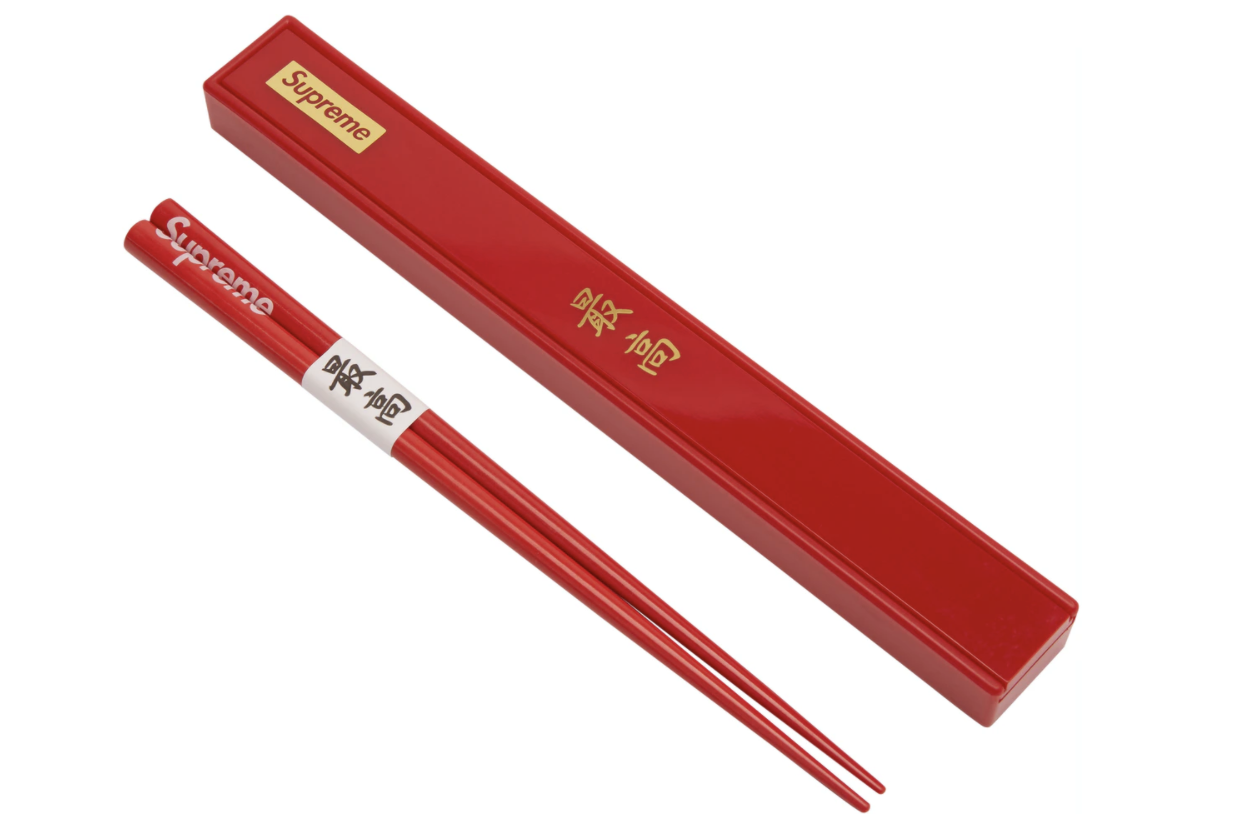 -(C02)-SUPREME CHOPSTICKS SET 最高 筷子組 紅色 (FW17)