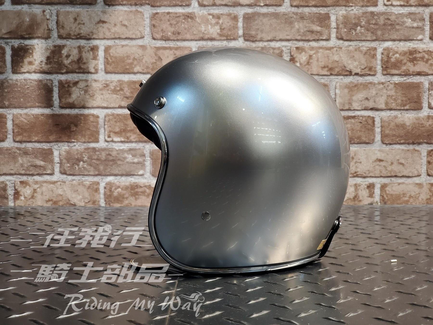 BLADE RIDER VIKINGS 二代 SILVER 銀 復古帽 3/4罩