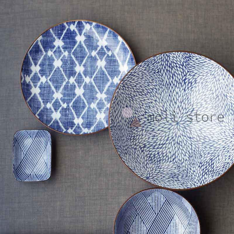 Minoware 10cm Sauce Dish Diamond Pattern｜Showa Ceramics