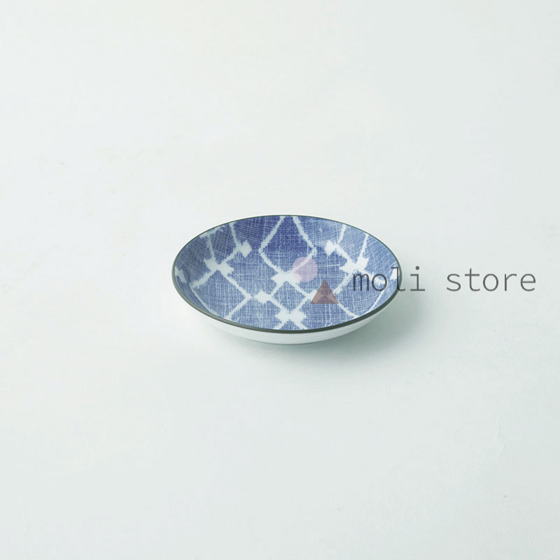 Minoware 10cm Sauce Dish Diamond Pattern｜Showa Ceramics