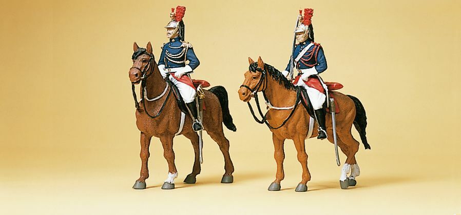 Preiser 10435 HO scale, Police Mounted On Horseback
