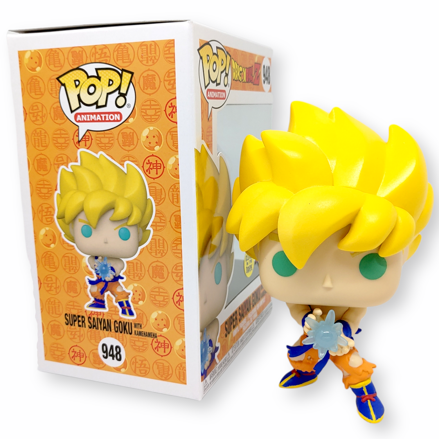 FUNKO POP<龍珠Z>超級撒亞人1悟空(龜波氣功)(夜光版)-No.948