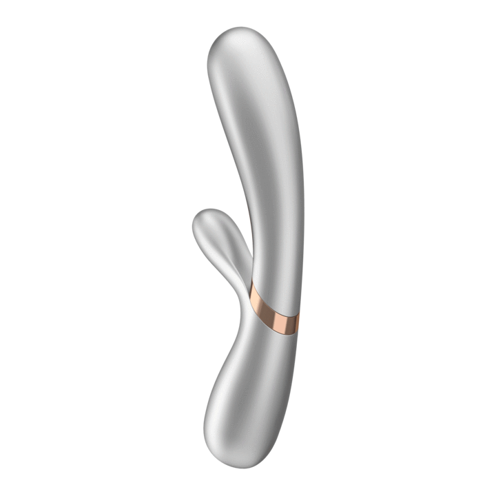 Satisfyer Hot Lover 手機遙控溫感 G 點震動棒 (銀色頭 +香檳色底)