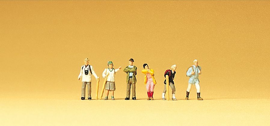 Preiser 79074 N規 爬山的背包客