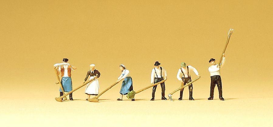 Preiser 79055 N規 收獲乾草的農夫