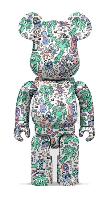 Bearbrick x Steven Harrington "Coastline" 1000%