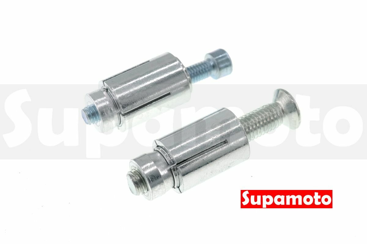 -Supamoto- 端子鏡 套筒 膨脹 壁虎 螺絲 M6 M8 車把鏡 車把塞 平衡端子 專用 螺帽