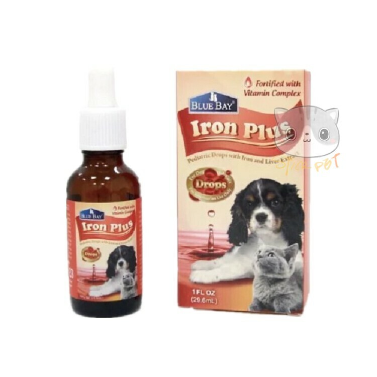Blue Bay Iron Plus Supplement for Cats & Dogs 30ml