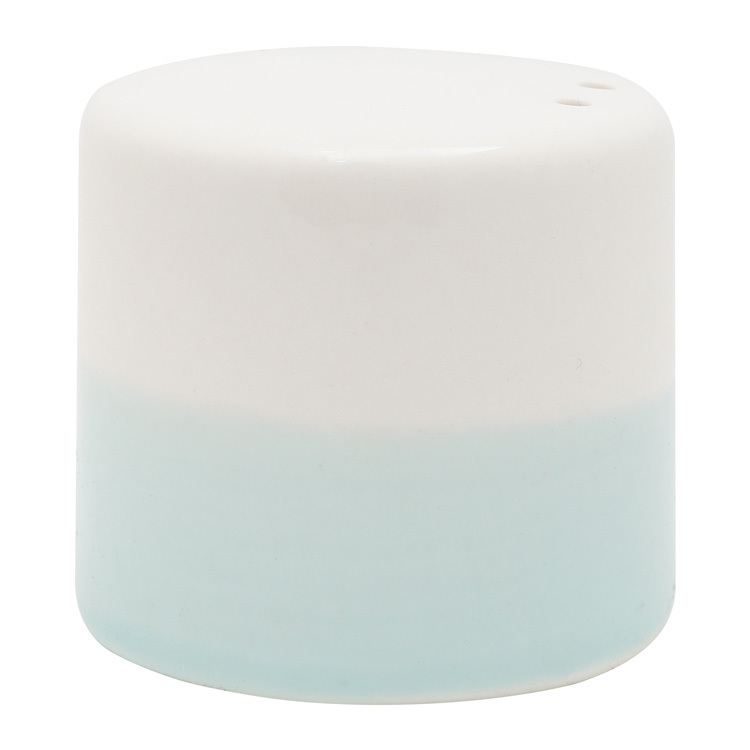 兩孔調味罐/藍白40ml