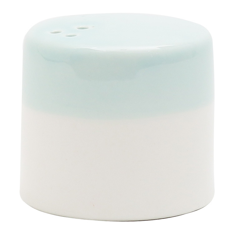 三孔調味罐/藍白40ml