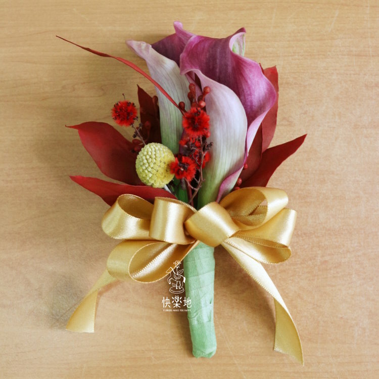 飛躍✵紫海芋胸花  AF210450