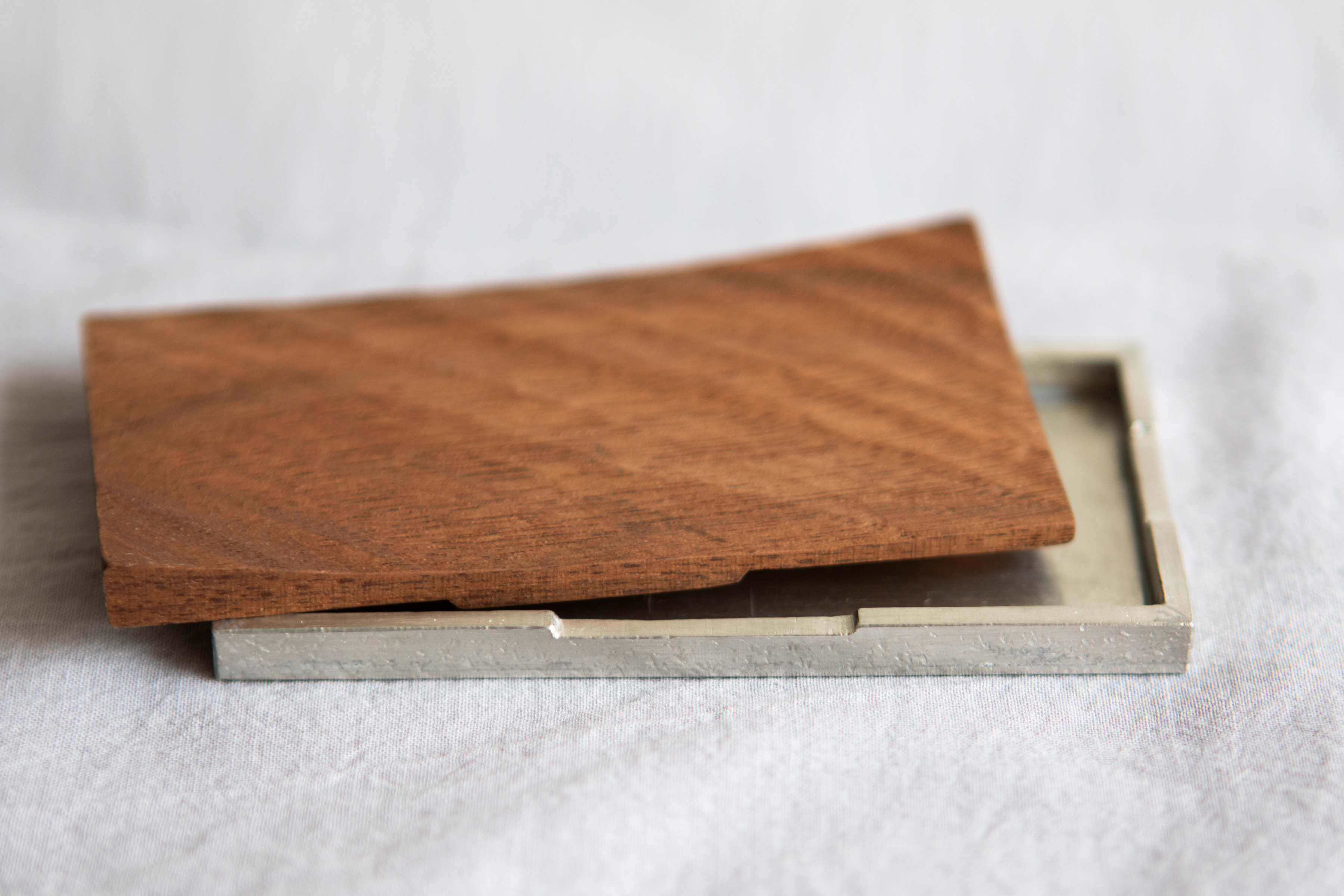 SSS-錫牙籤瓶(木蓋)