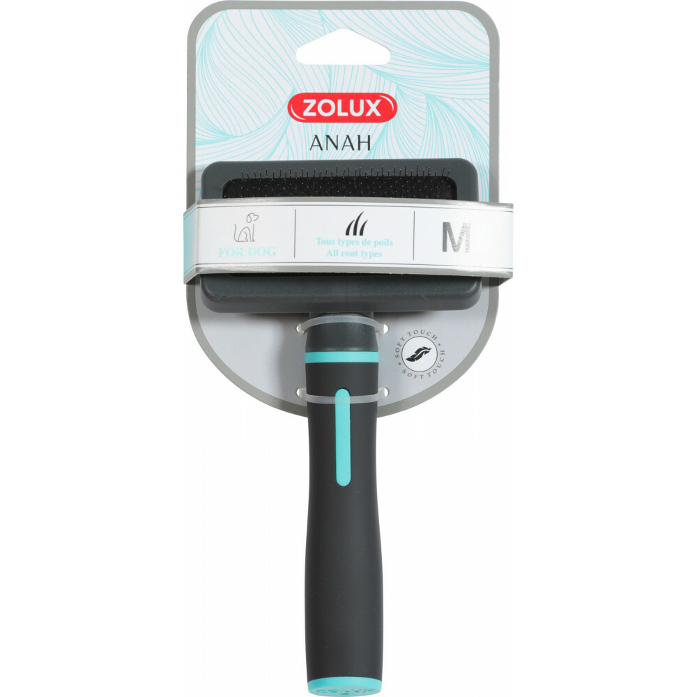 Zolux 犬用金屬針刷 M