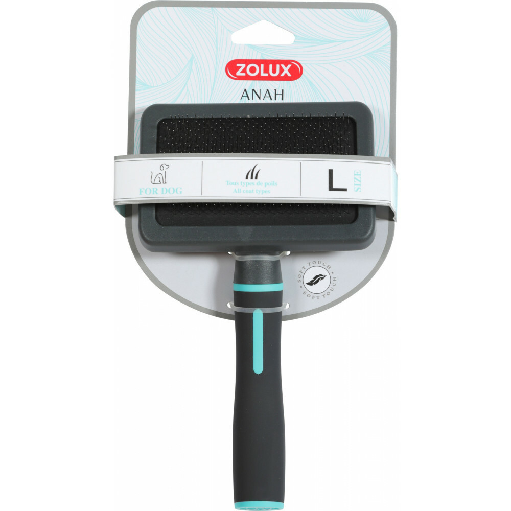 Zolux 犬用金屬針刷 L
