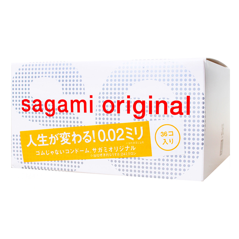 sagami original人生が変わる! 0.02ミリ36コゴムじゃないコンドーム サガミオリジナル当社標準的なうす:24 ミクロン入り