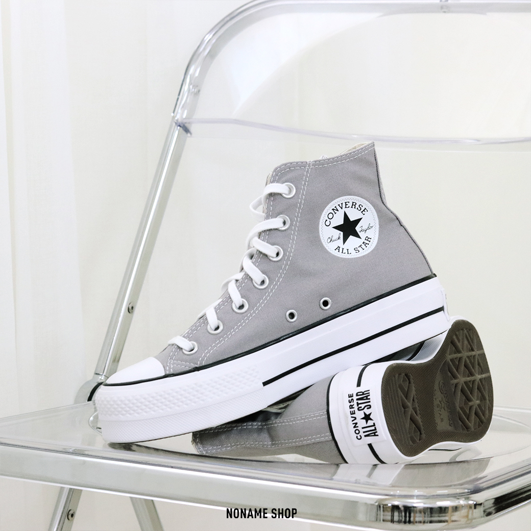 CONVERSE Chuck Taylor All Star Lift 厚底高筒帆布鞋芋紫