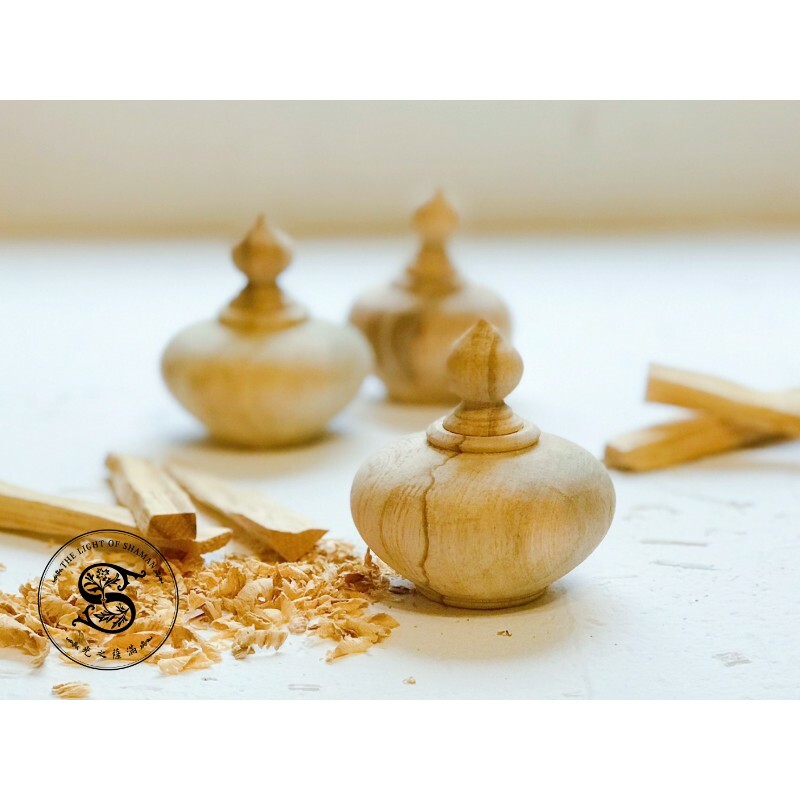 避邪招財聖品 印加聖木（秘魯聖木）聚寶盆手工藝品 聞香瓶-光之薩滿