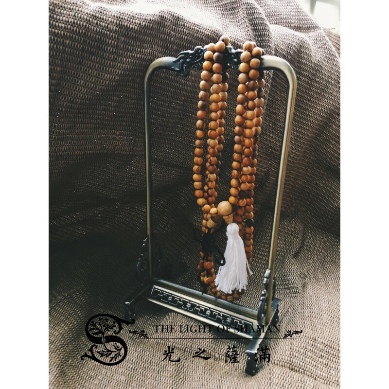 印加聖木念珠108顆 秘魯聖木 palo santo 念珠-光之薩滿