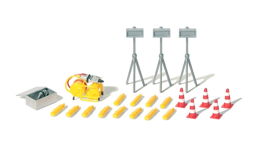 Preiser 31028 HO規 消防器材