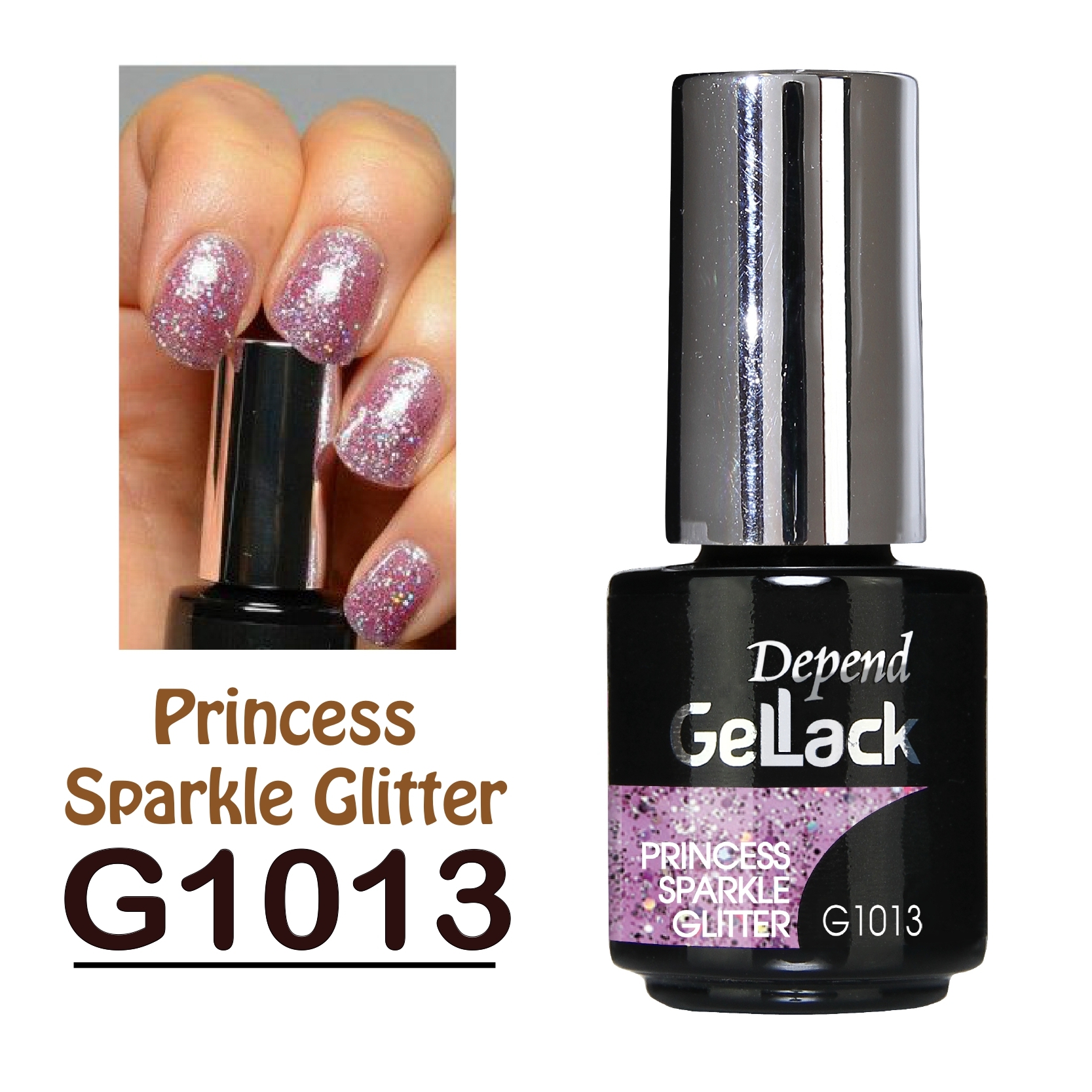 GELLACK GEL甲凝膠 1013 柔溫閃紫色 (不透明)