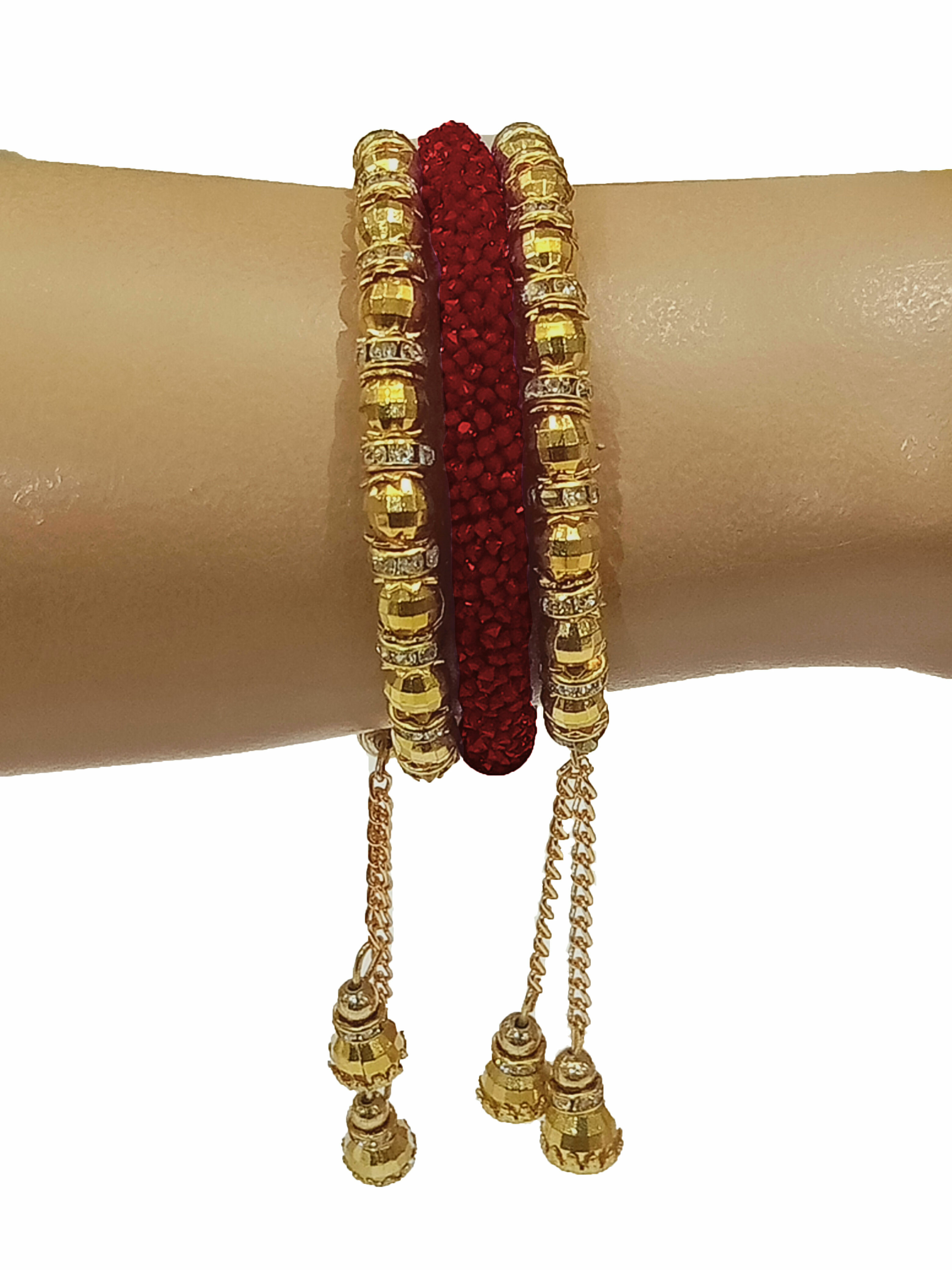 Women Multicolour Stretchable Bangle Fits From Kids to Adult MK122