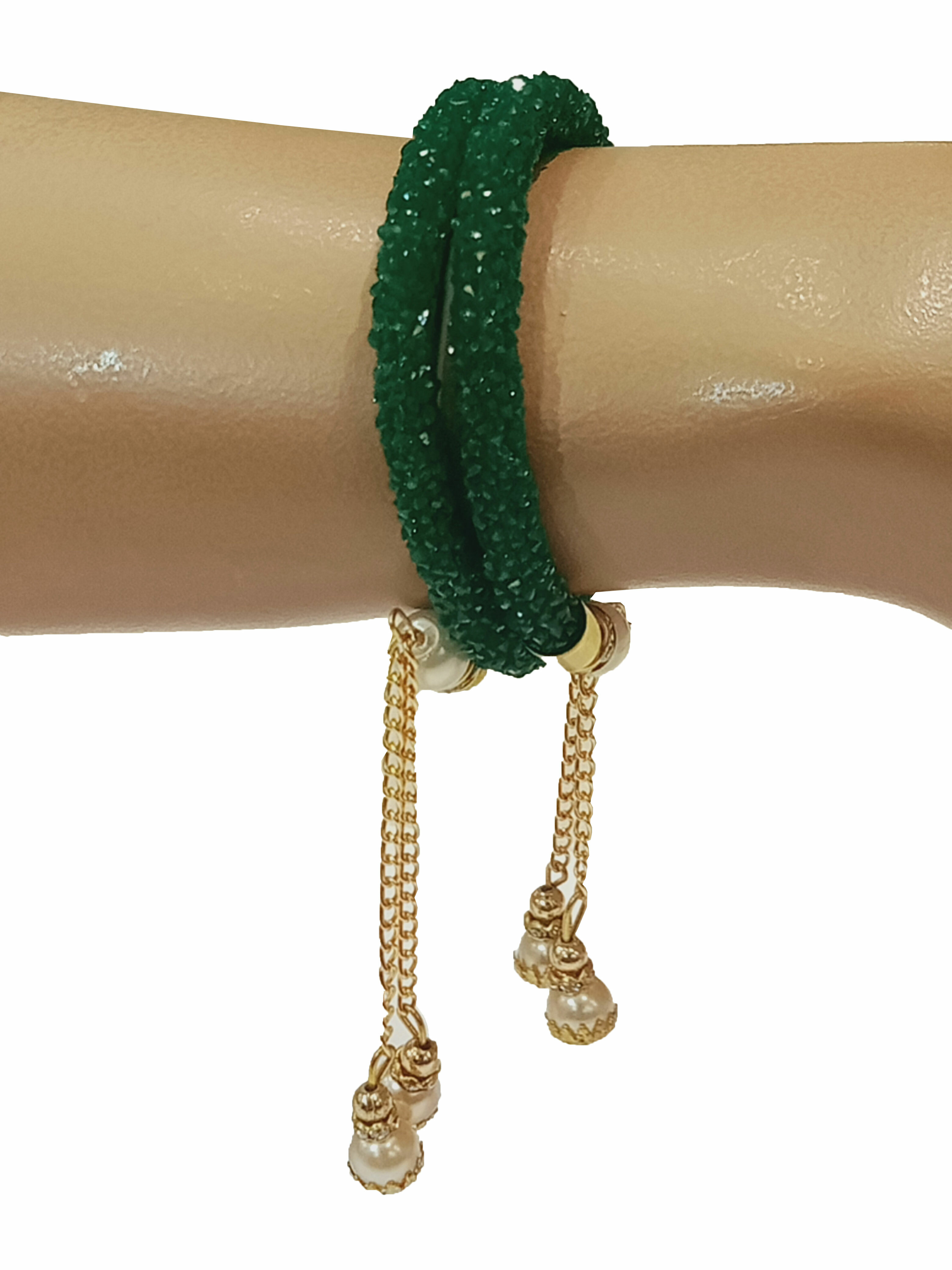 Women Multicolour Bangle Stretchable Fits From kids to Adult MK122