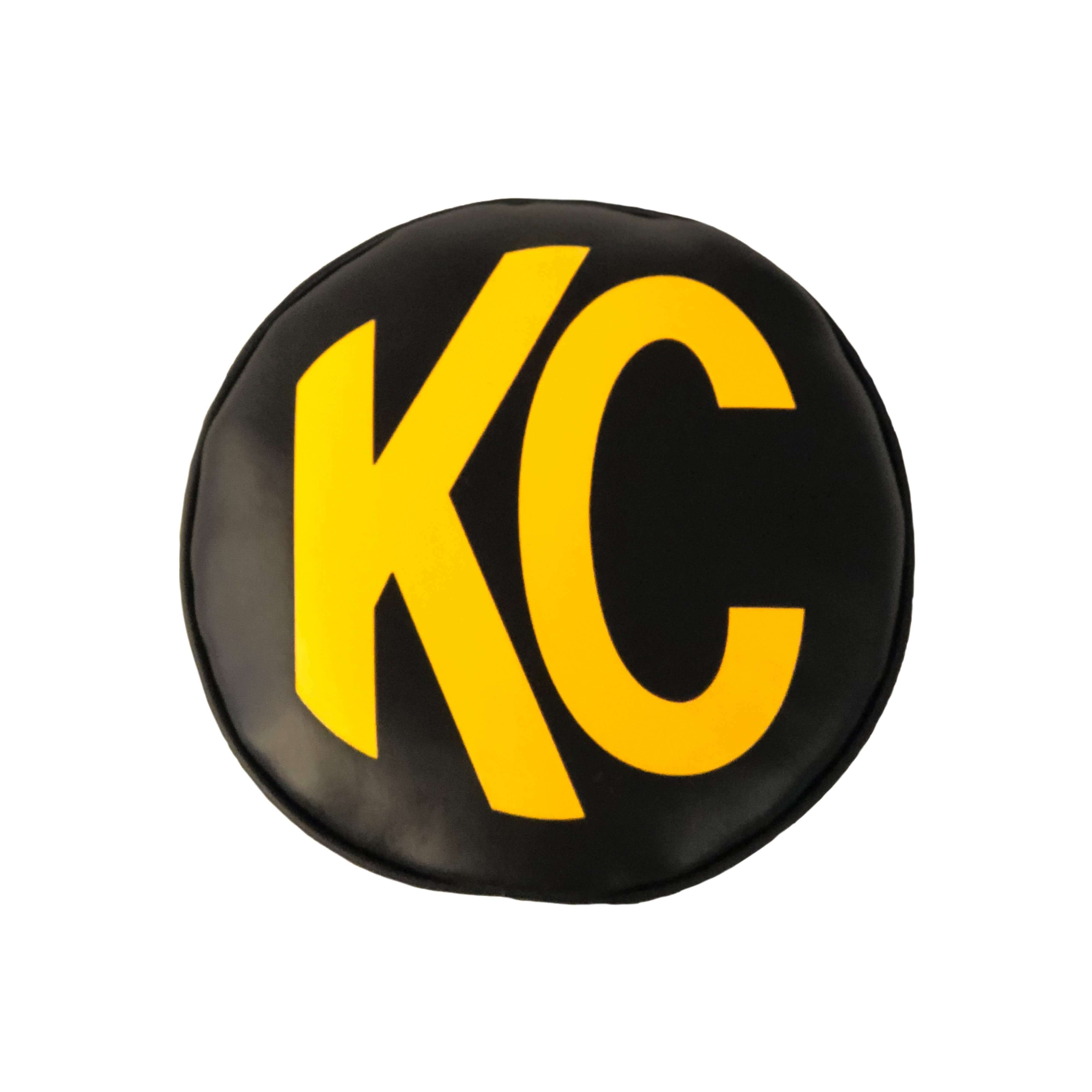 KC HiLiTES 6吋 Daylighter軟膠保護套 - 黃色logo (一組2只)