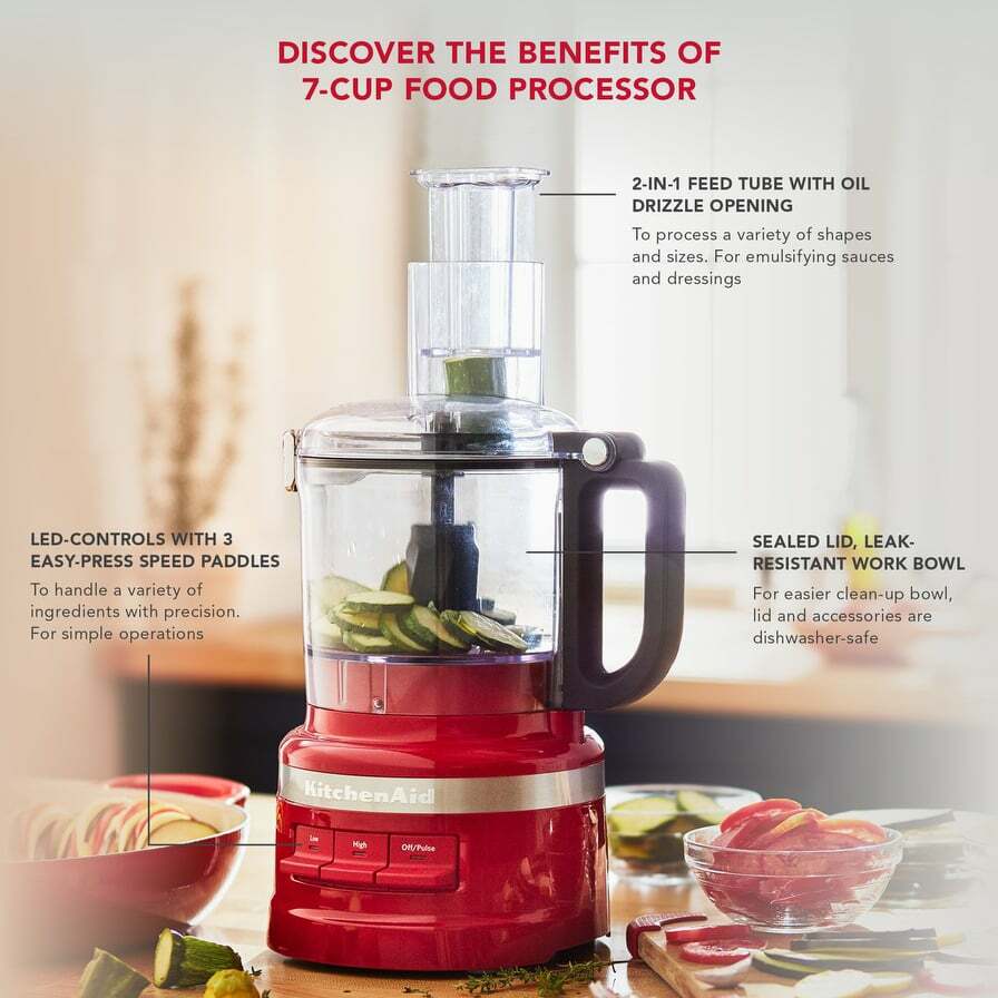 KitchenAid Food Processor (7 Cups / 1.7 L) 5KFP0719