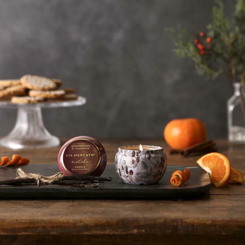 【VIA MERCATO】Natale Candle - Gingerbread & Tangerine