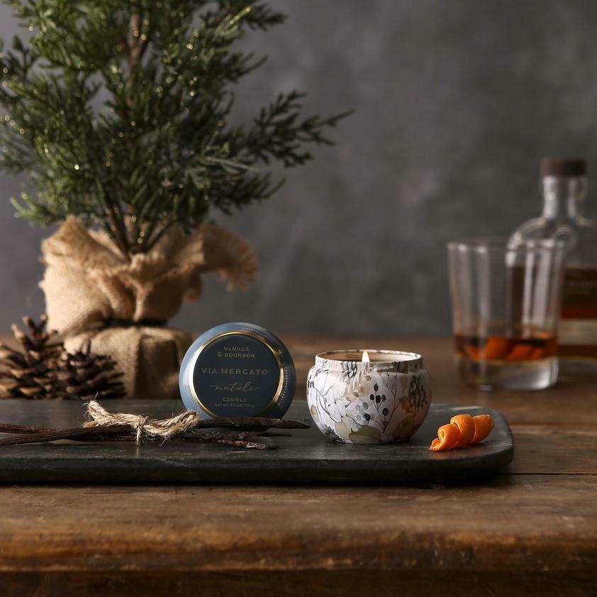 【VIA MERCATO】Natale Candle - Vanilla & Bourbon