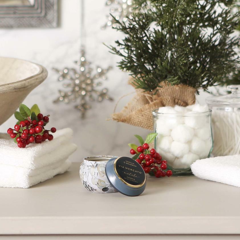 【VIA MERCATO】Natale Candle - Vanilla & Bourbon