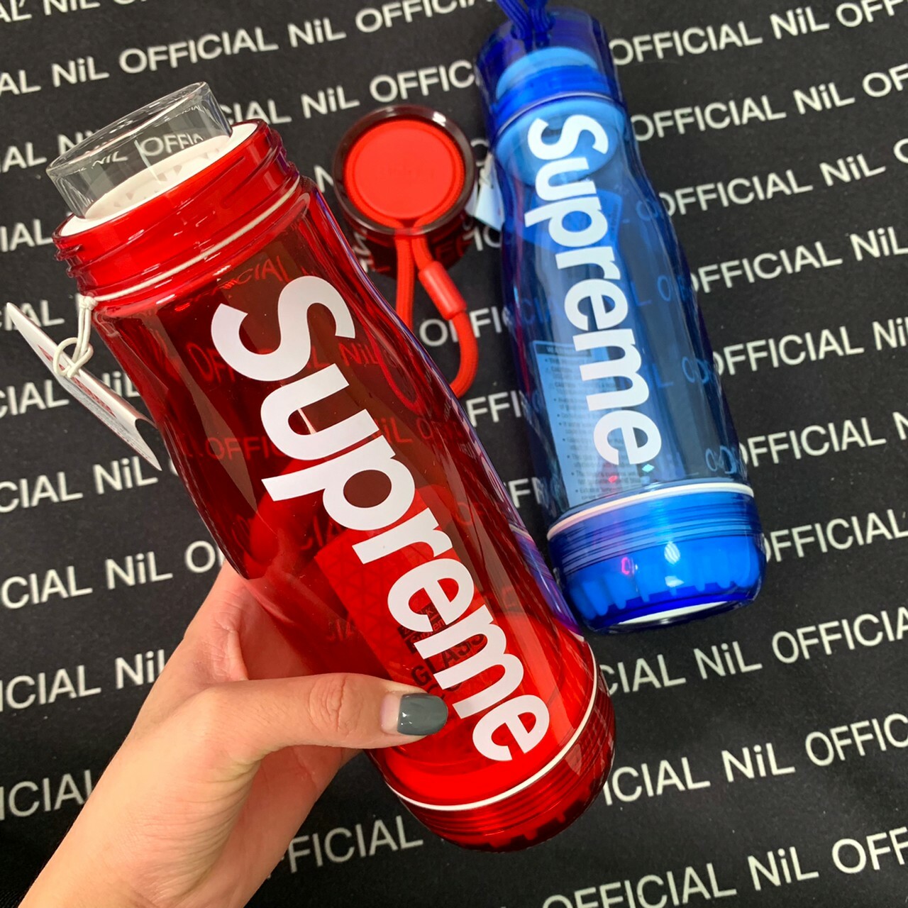 現貨 Supreme 絕版款 字體Logo 水壺